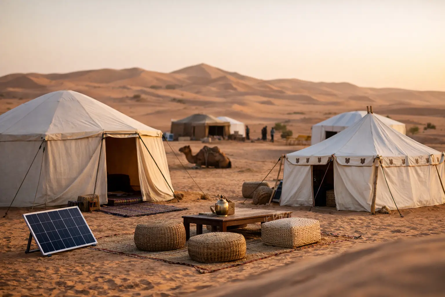 Sahara-Übernachtung nachhaltig buchen