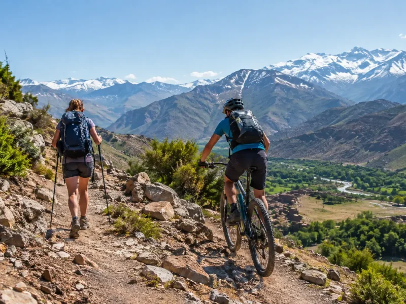 Trekking oder Mountainbiken in Marokko wählen?